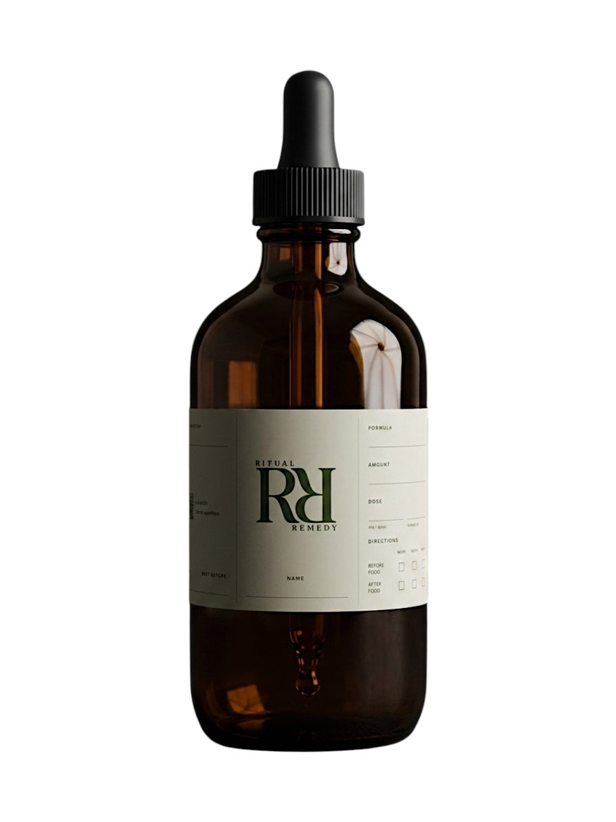 Ritual and Remedy herbal tonic dropper bottle
